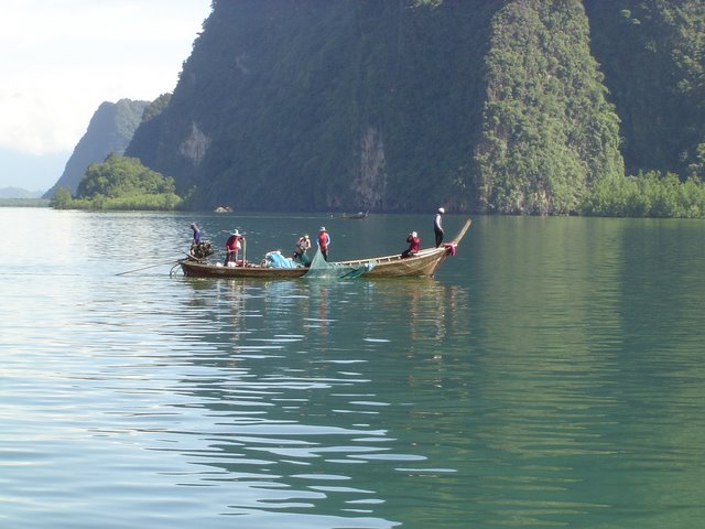Small Wooden Fishing Boats