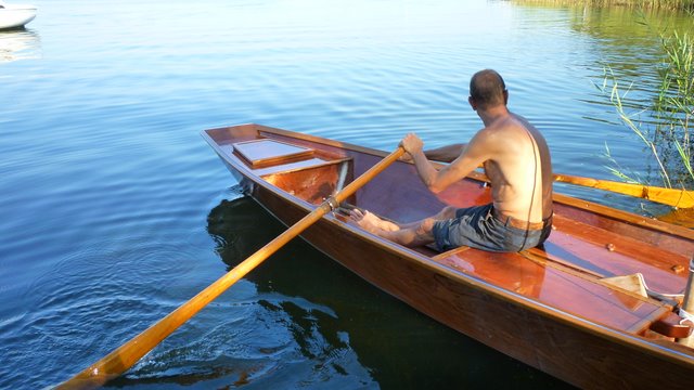 Wooden Row Boats